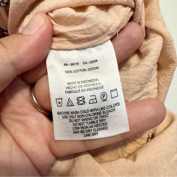 NWT Free People Cloud Nine Wide Leg Embroidered Jumper Pink Crystal Combo - XS/S - Picture 15 of 16